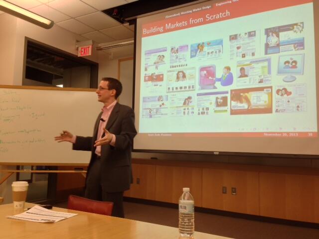 DIY Market Design: Scott Kominers shows how to build ideal dating site using matching algorithms