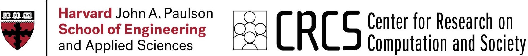 Harvard SEAS and CRCS logos
