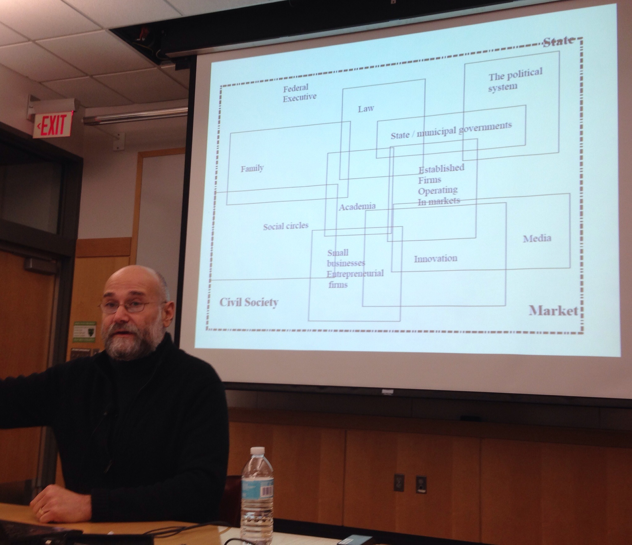 Yochai Benkler discussing the Panopticon-type effect created by NSA bulk surveillance
