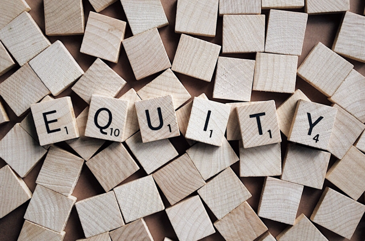 Background of scrabble tiles with 